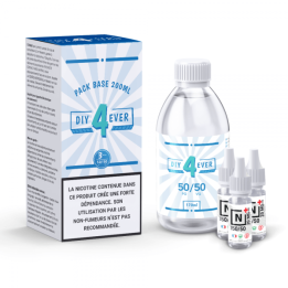 Pack base 200ml 50PG/50VG 3mg/ml de DIY4EVER