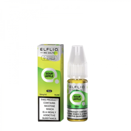 E-liquide Sour Apple Sels de Nicotine 10ml de ElfLiq par ElfBar