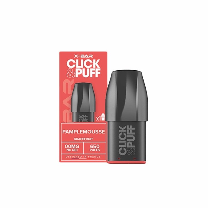 Cartouche Click & Puff Pamplemousse de X-Bar