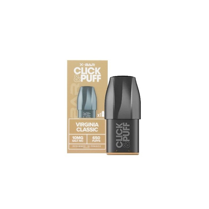 Cartouche Click & Puff Virginia Classic de X-Bar