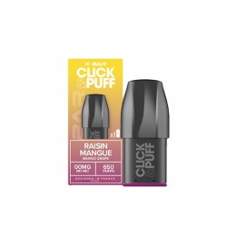 Cartouche Click & Puff Raisin Mangue de X-Bar