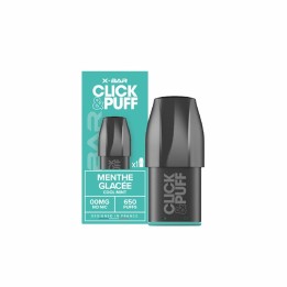 Cartouche Click & Puff Menthe Glacée de X-Bar