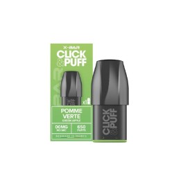 Cartouche Click & Puff Pomme Verte de X-Bar