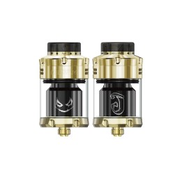 Dead Rabbit 3 RTA Shiny Gold Black de Hellvape