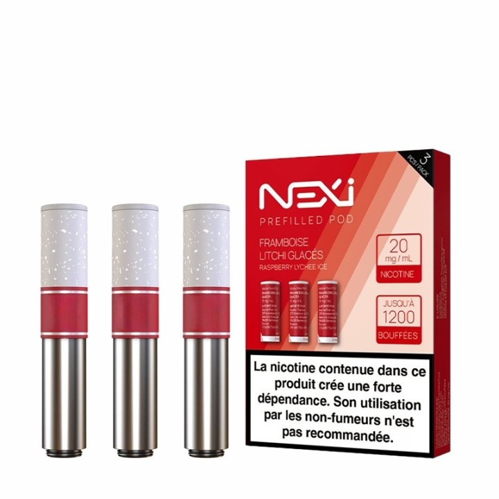 Cartouches Nexi One Framboise Litchi Glacés de Aspire