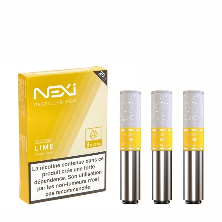 Cartouches Nexi One Classic Lime de Aspire
