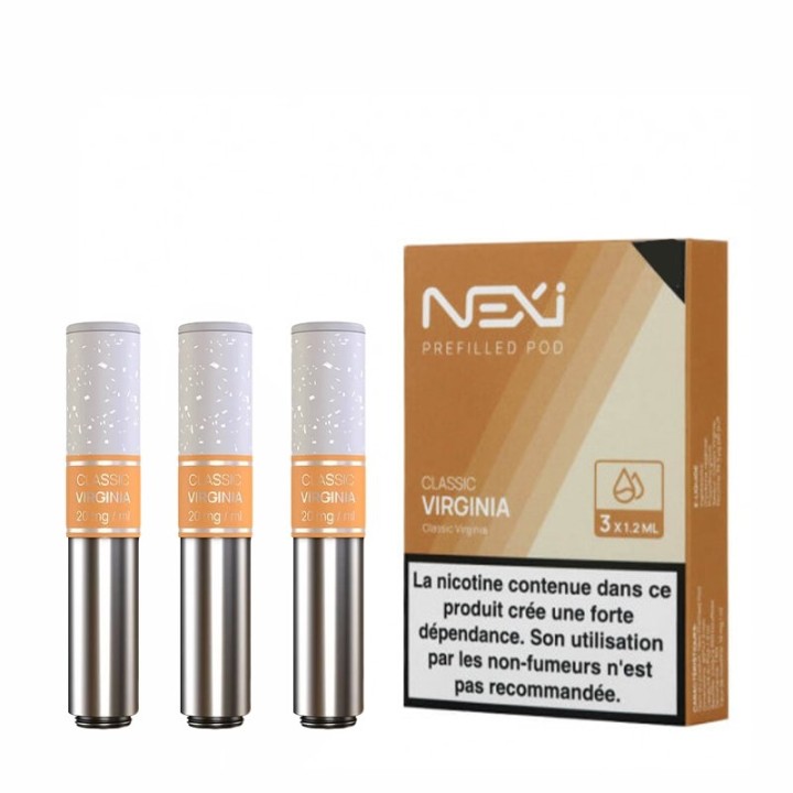 Cartouches Nexi One Classic Virginia de Aspire