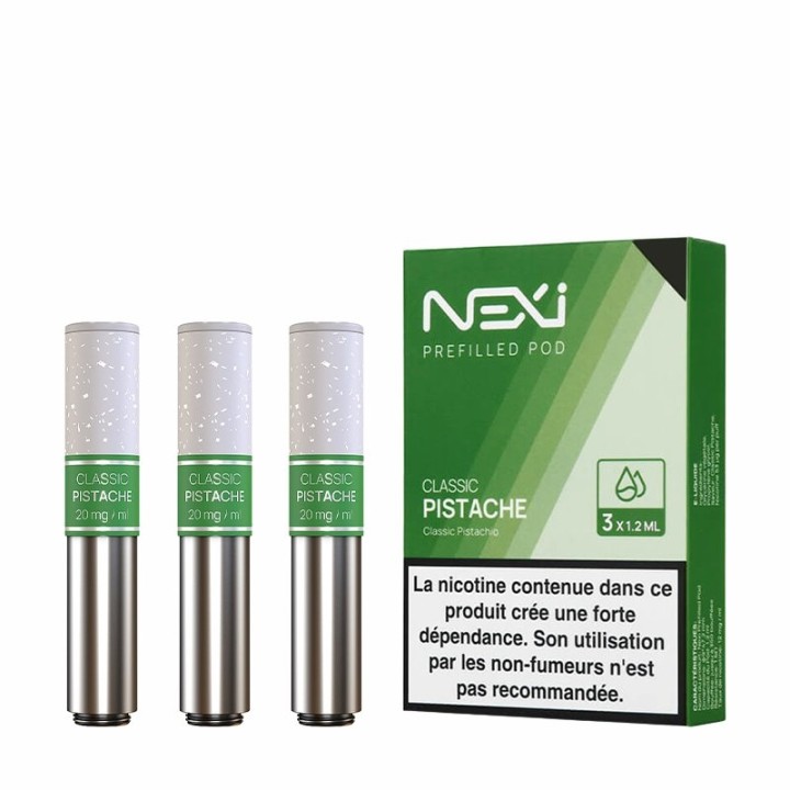 Cartouches Nexi One Classic Pistache de Aspire