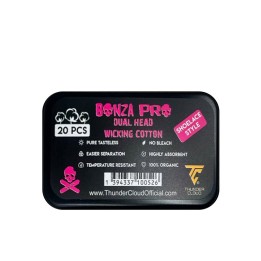Lacets de Coton Bonza Pro Dual Head de Thunder Cloud & Vaping Bogan