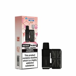 Cartouche Pré-remplie Rubik 7K Strawberry Raspberry Ice de Hayati