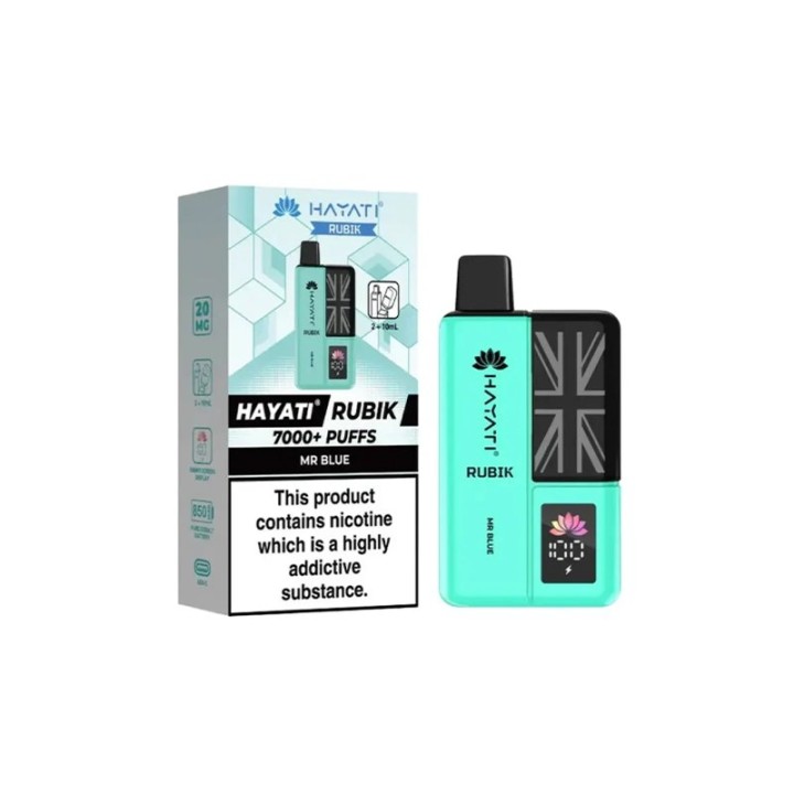 Puff Rubik 7K Mr Blue de Hayati