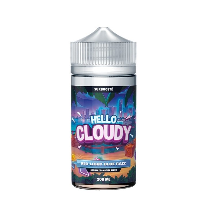 Eliquide Red Light Blue Razz 200ml de Hello Cloudy