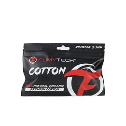 Coton Premium 100% Naturel Organique 2.5mm de Fumytech