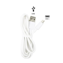 Câble Charge Super Rapide (5A) USB vers USB Type-C Col Blanc